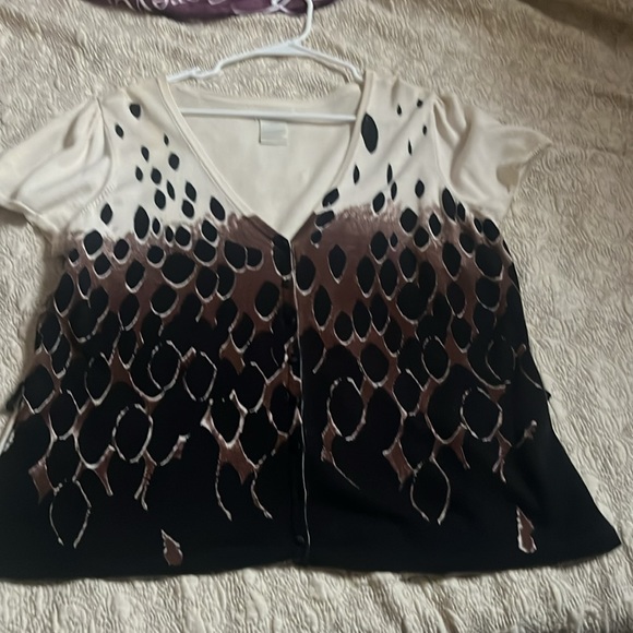 Leopard looking sweater shortly used - Picture 3 of 3